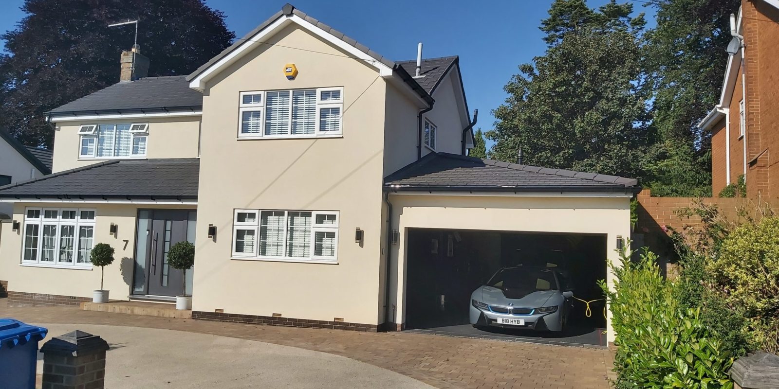 Modern Car Port Transformation