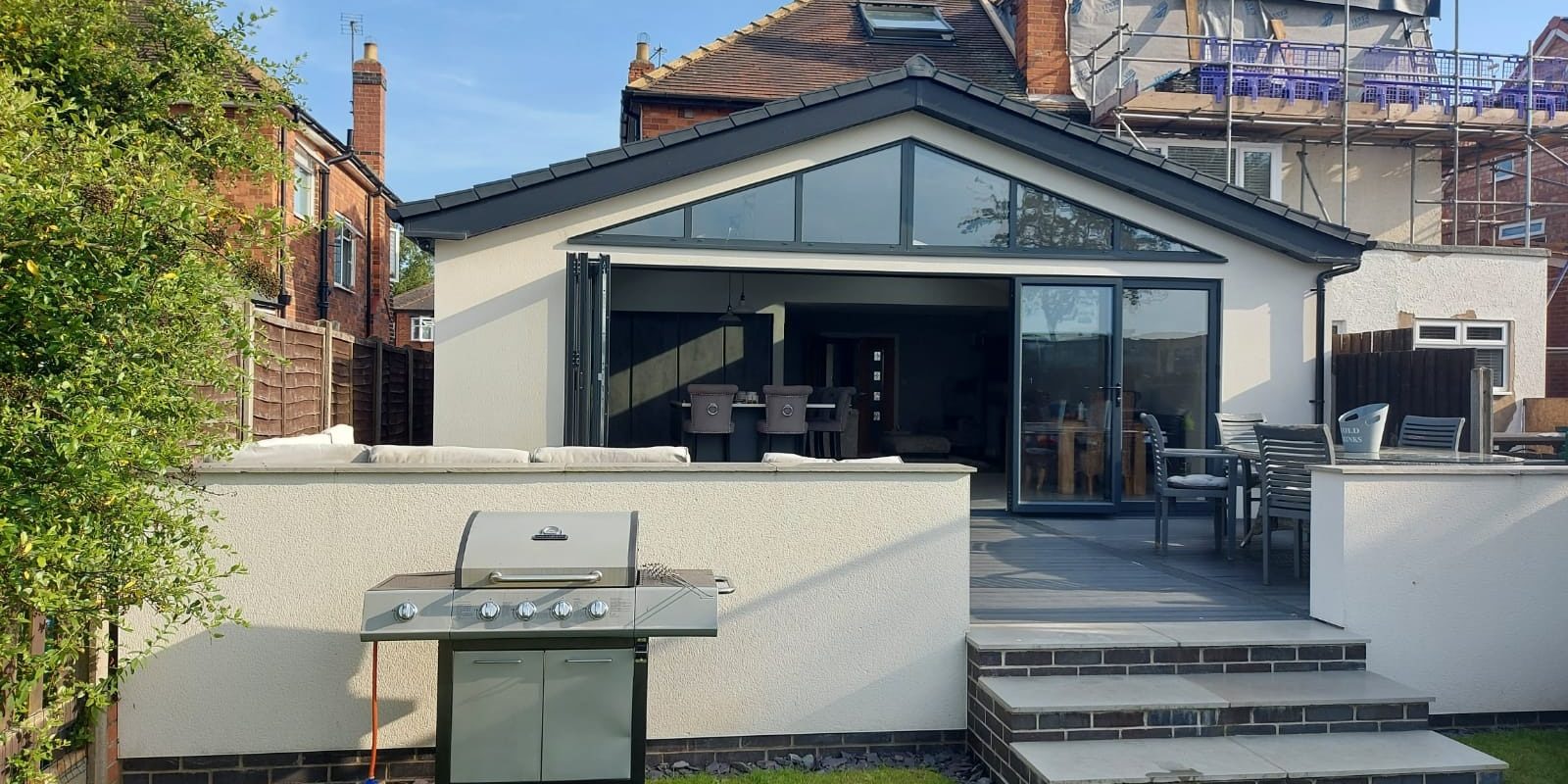 Rear Kitchen Diner Extension with Patio & LEDs